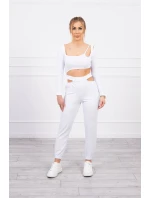 Sada s halenkou top bílá Sada s halenkou top bílá