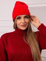 Dámska čiapka Irmina K333 červená