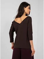 Blúzka RV BZ A1189.24 tmavohnedá