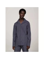 Pánske pyžamové tričko UM0UM02992 02E tmavomodré s potlačou - Tommy Hilfiger Pánske pyžamové tričko UM0UM02992 02E tmavomodré s potlačou - Tommy Hilfiger