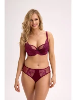 Dámská podprsenka  Bordó  model 21886415 - Gaia