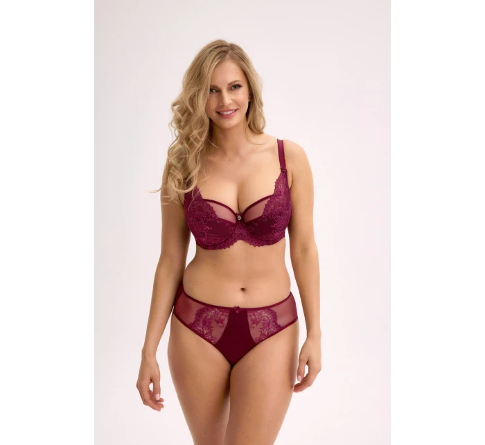 Dámská podprsenka  Bordó  model 21886415 - Gaia