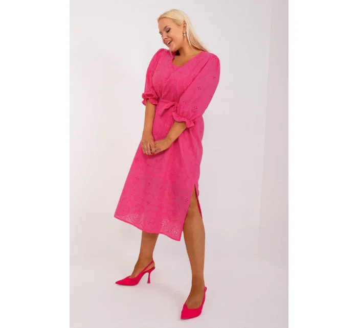 šaty plus size model 182287 Lakerta šaty plus size model 182287 Lakerta