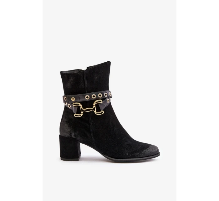 Topánky na podpätku model 202648 Krok vo veľkom štýle