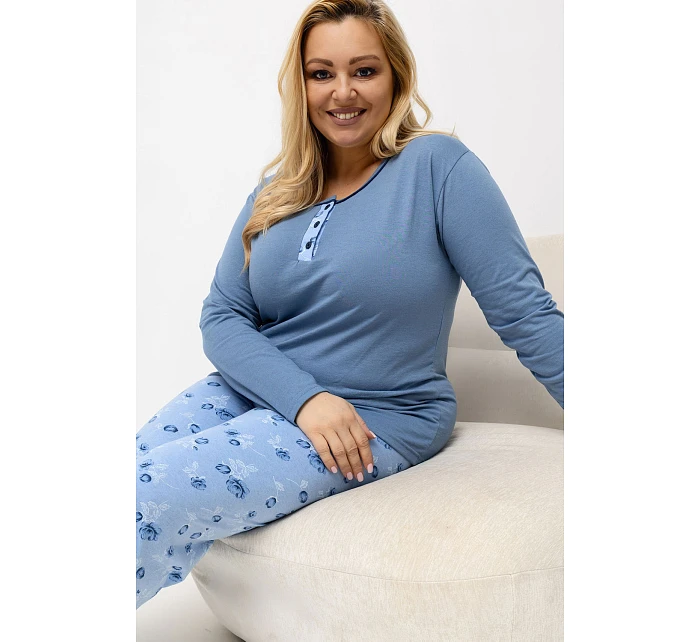 Pohodlné pyžamo pre plnoštíhly model 226131 Forever Pink