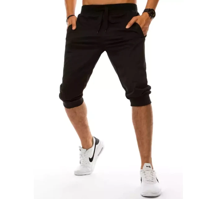 Pánské černé teplákové šortky Dstreet model 21963428 - FashionStreet