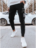 Pánske bojové nohavice čierne FashionStreet UX4309