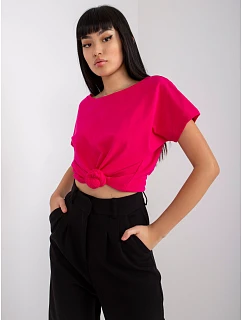 Tshirt basic z dekoltem z Feel Good model 21266691 - Factory Price
