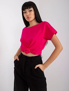 Tshirt basic z dekoltem z Feel Good model 21266691 - Factory Price