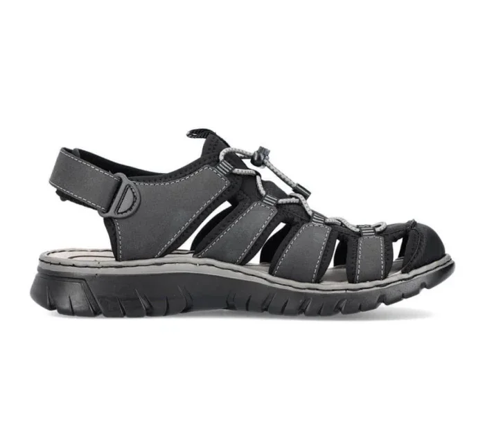 Zabudované sandále Rieker M 26770-00 RKR584 Zabudované sandále Rieker M 26770-00 RKR584