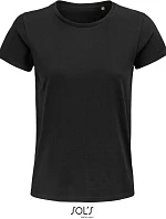 SOL'S Pioneer Women Dámske tričko z bio bavlny 25.3579 deep black