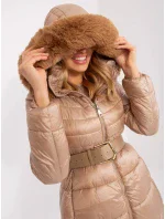 Dámska bunda NM KR TR8173.96P svetlohnedá - FPrice