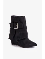 Topánky na klinovom podpätku model 203527 Step in style