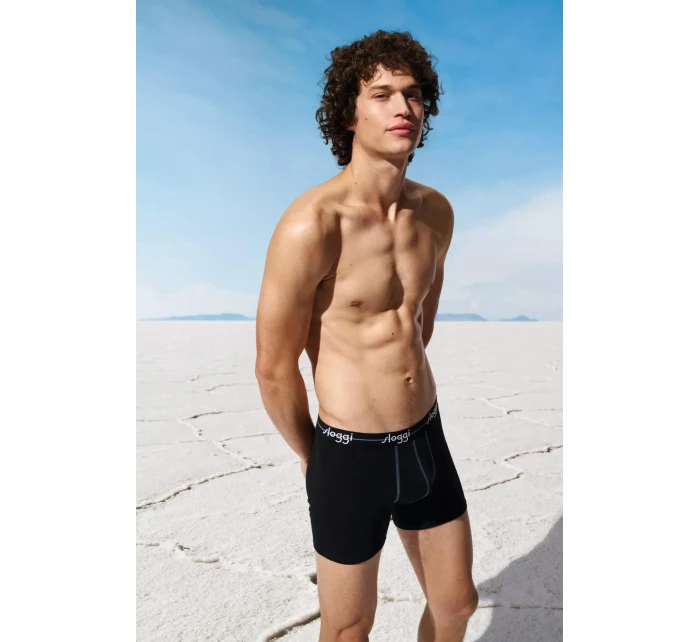 Pánské boxerky Start Short C2P box - BLACK - černá 0004 - SLOGGI