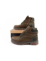 Mid pánské boty boots smart leather green brown model 21420822 - Wrangler