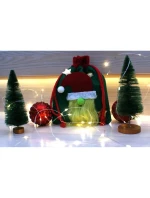 Vianočné darčekové vrecko s Mickey 15x20 cm