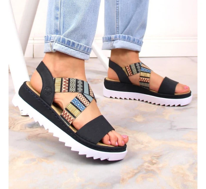 Sandále Rieker V44G8-14 W RKR533A