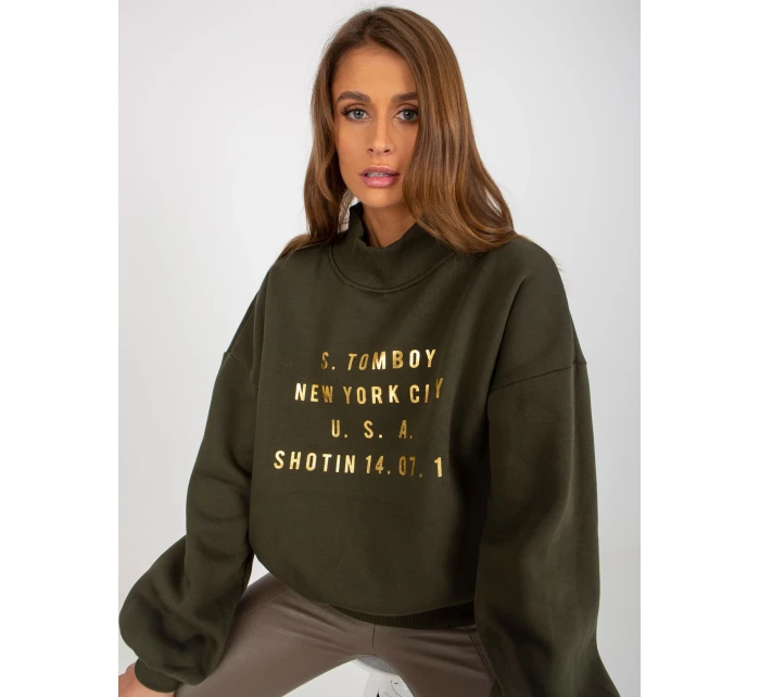 Mikina EM BL model 17802927 khaki - FPrice Mikina EM BL model 17802927 khaki - FPrice