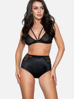 Dámské kalhotky Shiny BBL 103 Black - Babell