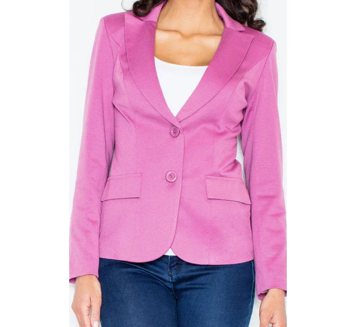 Dámské sako model 18714883 Violet růžová - Figl