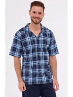 Pánské rozepínací pyžamo model 20330306 kr/r 3XL5XL - Cornette Pánské rozepínací pyžamo model 20330306 kr/r 3XL5XL - Cornette