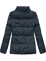Dámska krátka zimná prešívaná bunda Dark Blue (7694) Dámska krátka zimná prešívaná bunda Dark Blue (7694)