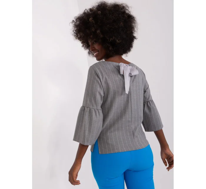 Dámska blúzka LK BZ 506434.33P Grey - FPrice Dámska blúzka LK BZ 506434.33P Grey - FPrice