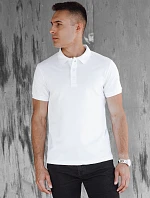 FashionStreet pánske biele polo tričko PX0601