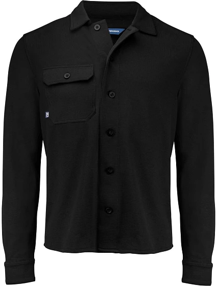 Cutter & Buck Advantage Leisure Shirt Men Voľnočasová košeľa 68.2414 čierna Cutter & Buck Advantage Leisure Shirt Men Voľnočasová košeľa 68.2414 čierna