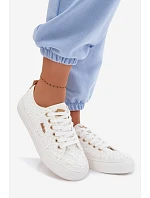 Dámské tenisky s krajkou model 22102739 Bílé - Lee Cooper