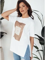 Dámské tričko bílé Dstreet model 21976586 - FashionStreet