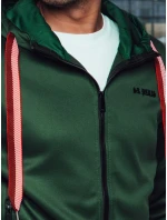 Pánská mikina s kapucí zelená Dstreet model 21982580 - FashionStreet