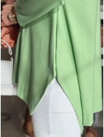 Dámska oversize maslová blúzka s príveskom COMFILA svetlozelená FashionStreet RY2792 Dámska oversize maslová blúzka s príveskom COMFILA svetlozelená FashionStreet RY2792