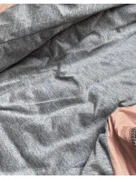 Růžová dámská bunda s kapucí model 16143335 - LHD Růžová dámská bunda s kapucí model 16143335 - LHD