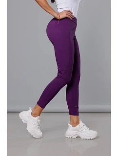 Dámske tréningové legíny Dark Purple (54350)