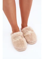 Dámské Pantofle S Medvídkem A  Béžové model 21681739 - Boto