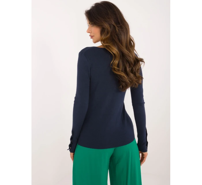 Sweter AT SW model 20493389 granatowy - FPrice