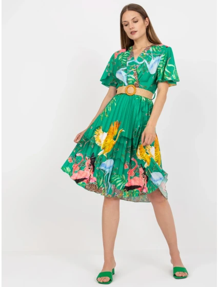 Šaty DHJ SK model 17445564 zelených - FPrice Šaty DHJ SK model 17445564 zelených - FPrice