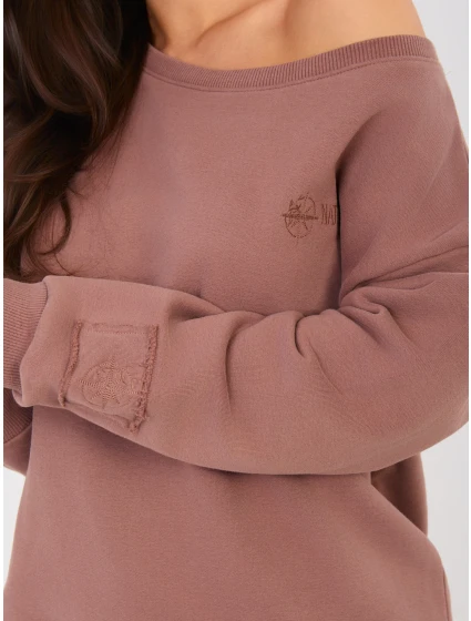 Mikina NS BL NS2567.03 hnedá