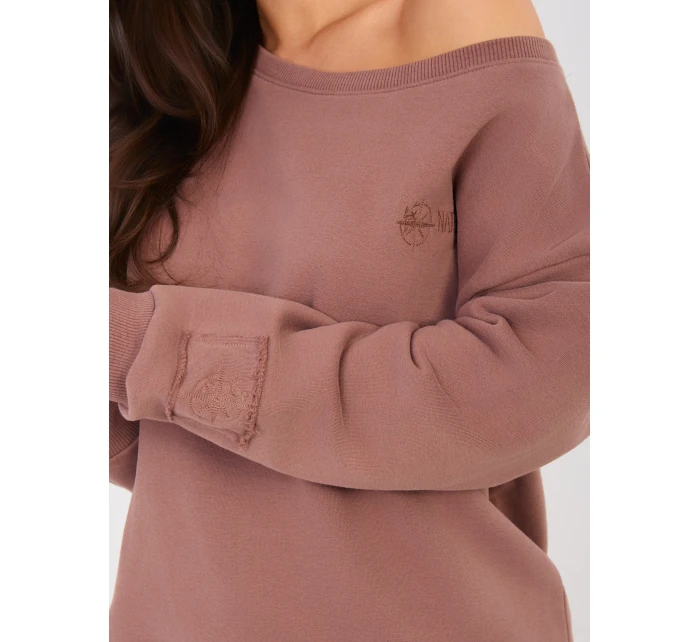 Mikina NS BL NS2567.03 hnedá