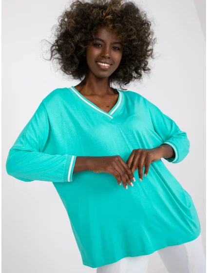 Blúzka RV BZ 7805.66P tyrkysová