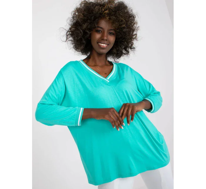 Blúzka RV BZ 7805.66P tyrkysová