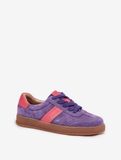 Semišové tenisky Vinceza - fialové