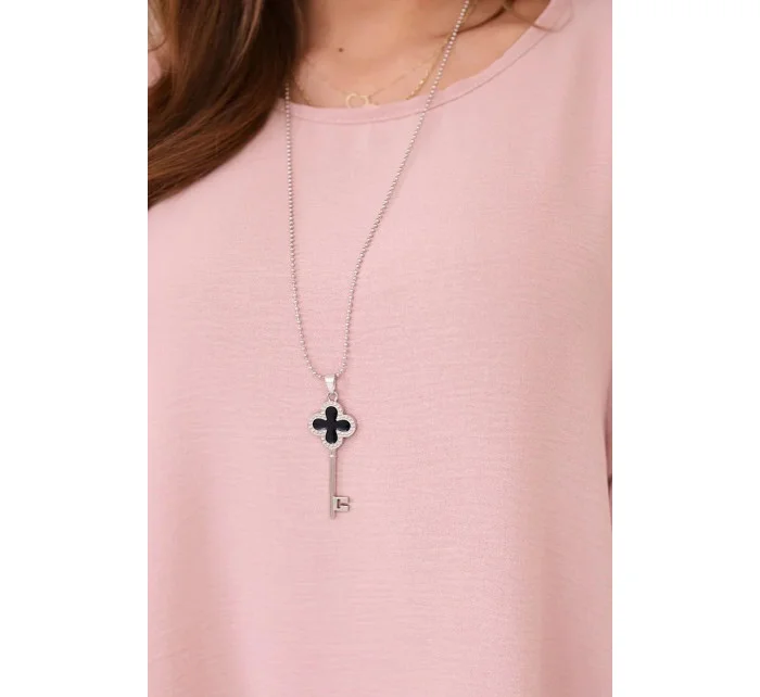 Dámsky komplet blúzka + nohavice s príveskom 27941 Powder pink - Kesi Dámsky komplet blúzka + nohavice s príveskom 27941 Powder pink - Kesi