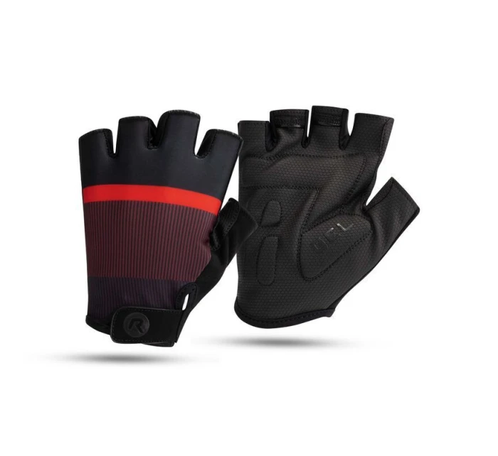 Rukavice Rogelli HERO II black/maroon 2XL