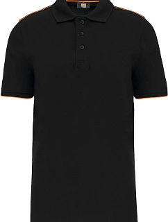 270 Pánské pracovní piqué polo "DaytoDay" model 22423774 black/orange - WK