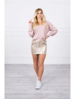 Sukňa s ozdobnými jazdcami béžová Sukňa s ozdobnými jazdcami béžová