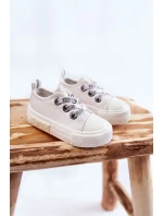 Dětské kožené tenisky BIG STAR model 21594822 Bílé - Big Star Shoes