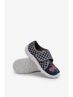 Wygodne Kapcie Chłopięce Na Rzep Befado 974Y540 Szare