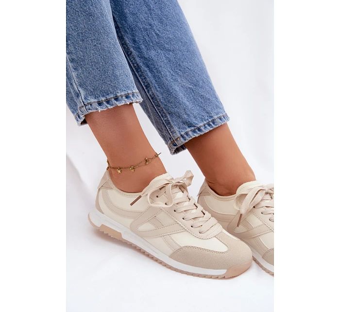 Dámské tenisky model 22099994 béžové - VINCEZA